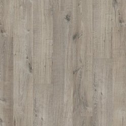 LIVYN PULSE GLUE PLUS PUGP40106 COTTON OAK GREY WITH SAW CUTS | QUICKSTEP LIVYN