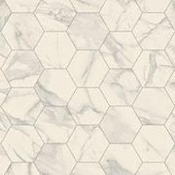 RHINOFLOOR TOWNHOUSE MARBLE BIANCO HEXAGON GREY | RHINOFLOOR