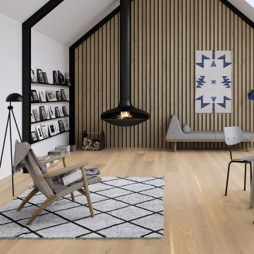 Parketlentės BOEN Gent Plank 209 mm Ąžuolas Animoso Live Pure šukuotas
