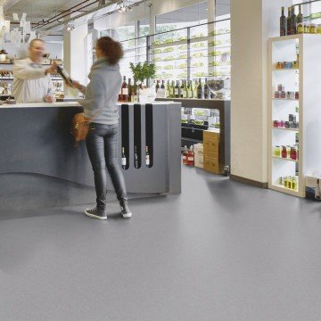Homogeninė vinilo danga Forbo Sphera Element Dark Neutral Grey