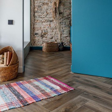 Vinilinės grindys Moduleo Roots Herringbone Sierra Oak 58876