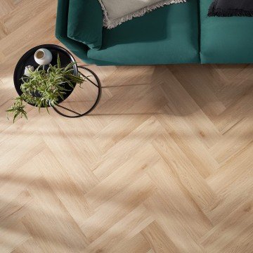 Vinilinės grindys Arbiton Amaron Herringbone Harlow Oak